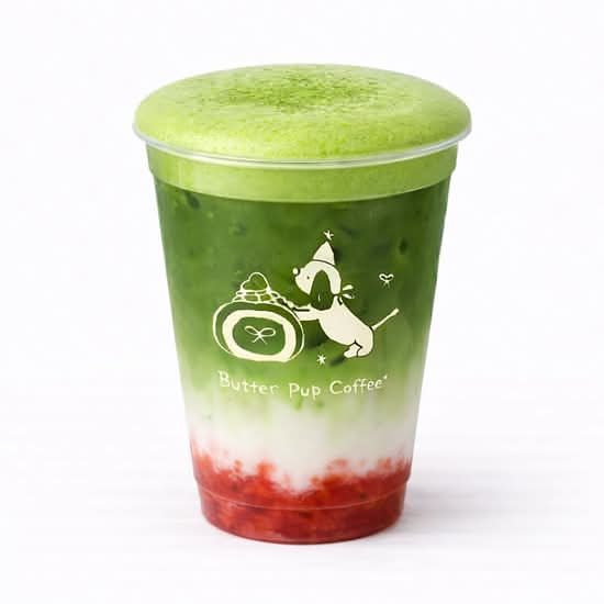 STRAWBERRY MATCHA MILK抹茶草莓牛乳